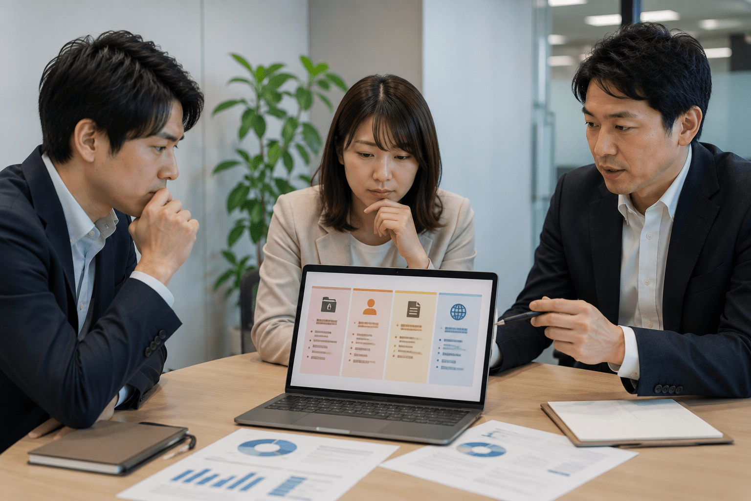 生成AIに入力してはいけない情報（機密情報、個人情報など）を分類するイメージ