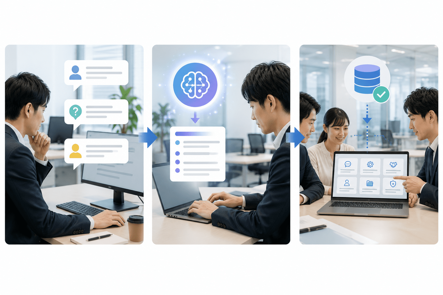 生成AIを使った社内FAQ作成の3ステップ