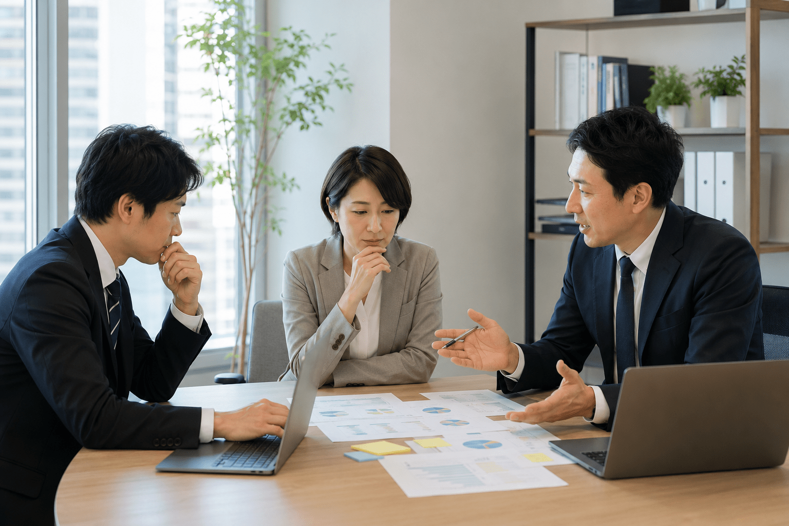 AIツール(環境)とAI顧問(伴走支援)の役割の違いを示すイメージ