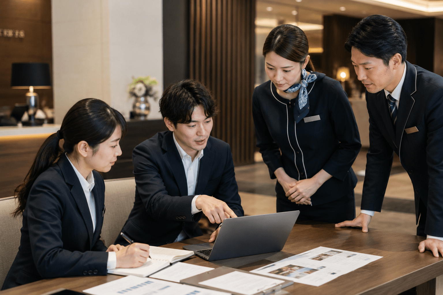 宿泊業での生成AI導入・定着のステップ