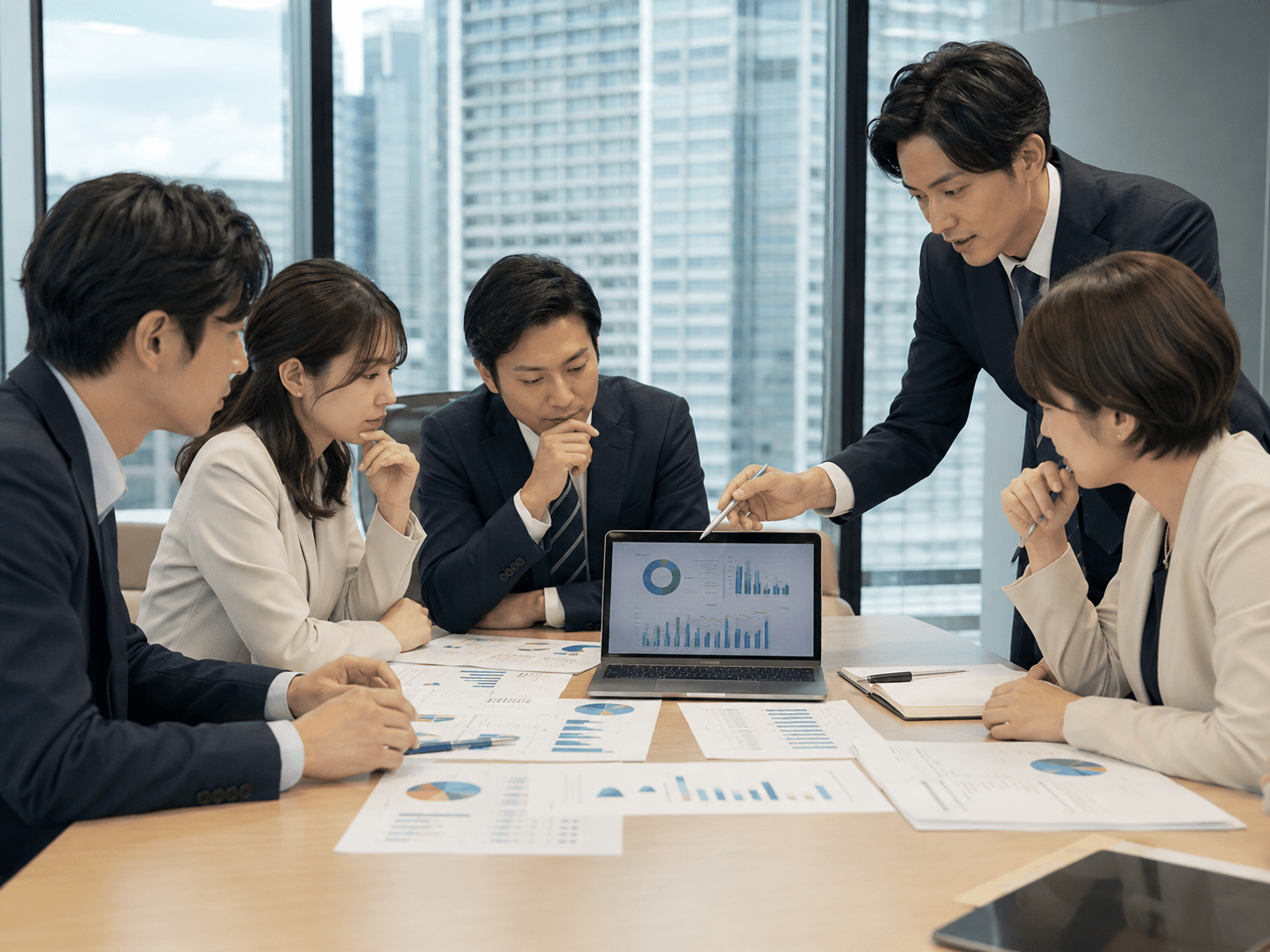 社内ナレッジAIの利用状況と回答品質をチームで確認する担当者