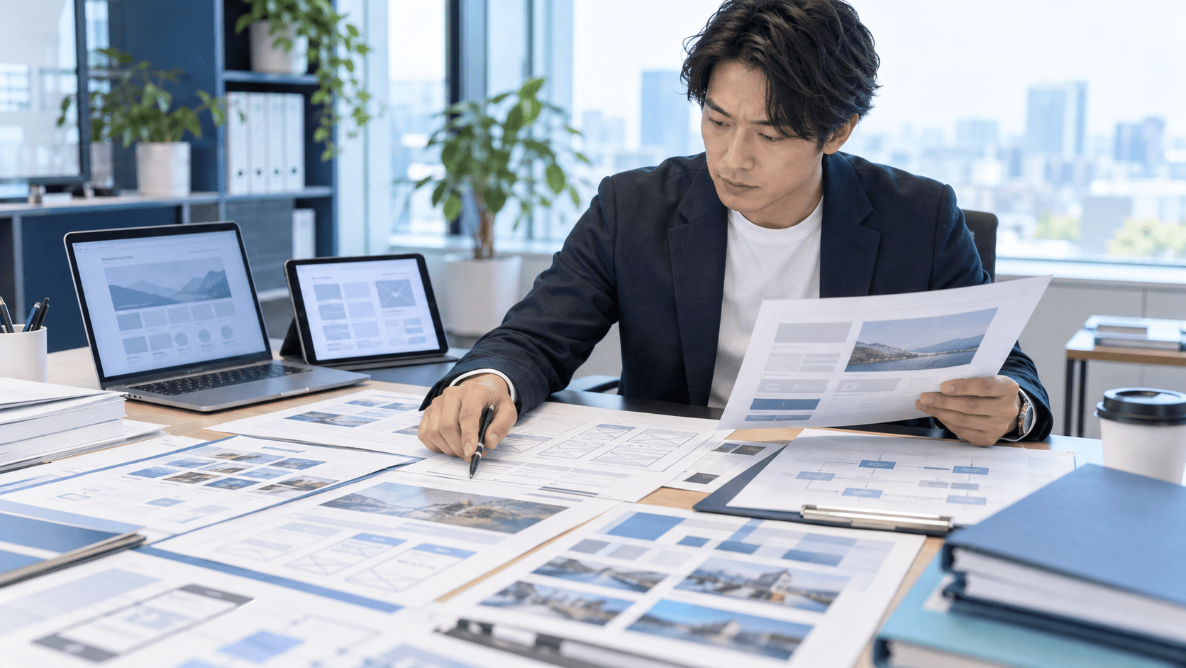 顧客ヒアリングメモとWeb制作資料を確認し見積もり前の確認項目を整理するWebディレクター