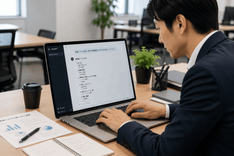 ChatGPTで提案書のたたき台を作る方法