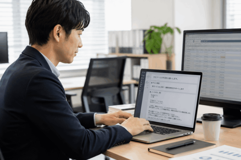 営業メールを生成AIで作成する方法