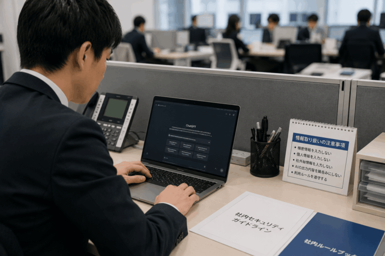 ChatGPT利用時の情報漏えい対策