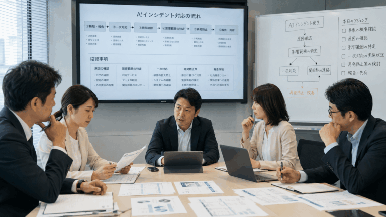 AI関連インシデントの初動対応