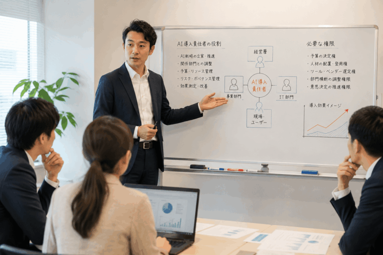 AI導入責任者の役割と必要な権限
