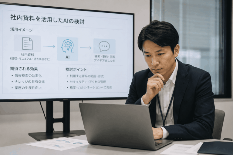 プロンプトだけでは社内情報を活用できない理由