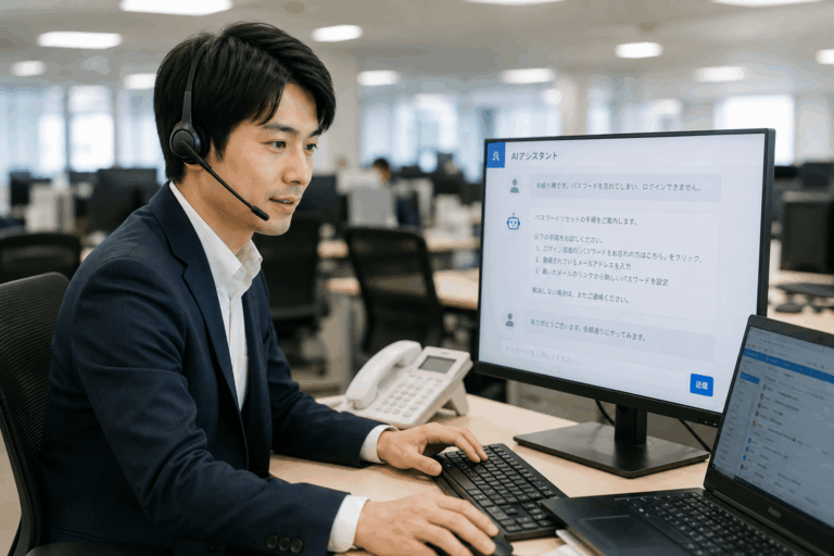 社内ITヘルプデスクにAIを活用する方法