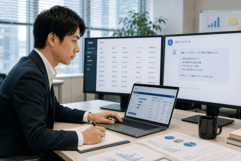 営業企画部門でCRMデータをAI整理する方法