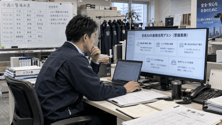 警備会社の生成AI活用事例