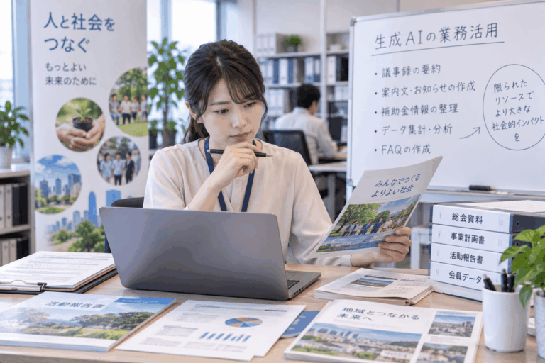 協会・NPO法人の生成AI活用事例