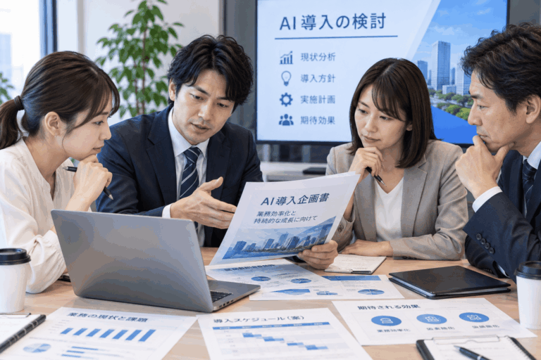AI導入企画書の作り方【テンプレート付き】