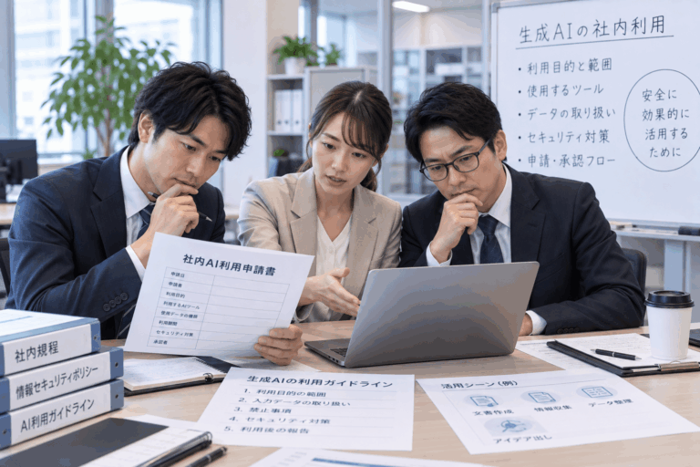社内AI利用申請書の作り方【ひな型付き】